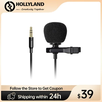 Профессиональный всенаправленный петличный микрофон Hollyland и направленный петличный микрофон для Lark 150